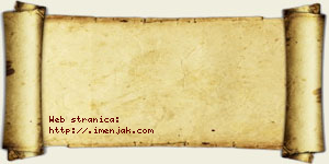 Kristina Verkić vizit kartica